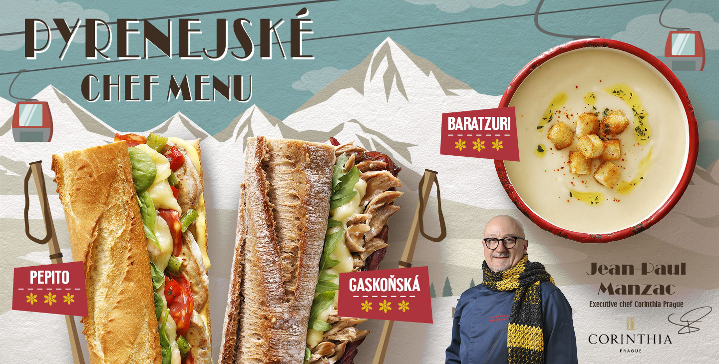 Pyrenejské Chef menu