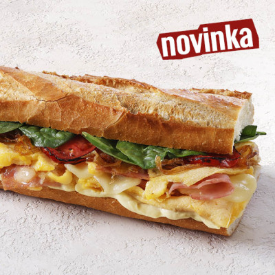 Snídaňová bageta