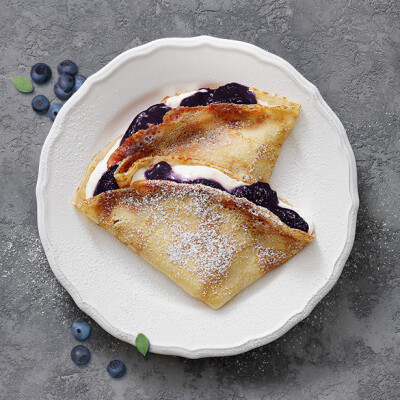 Borůvková s mascarpone