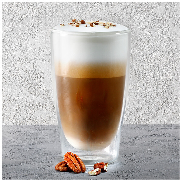 OŘÍŠKOVÉ LATTE S PEKANOVÝMI OŘECHY