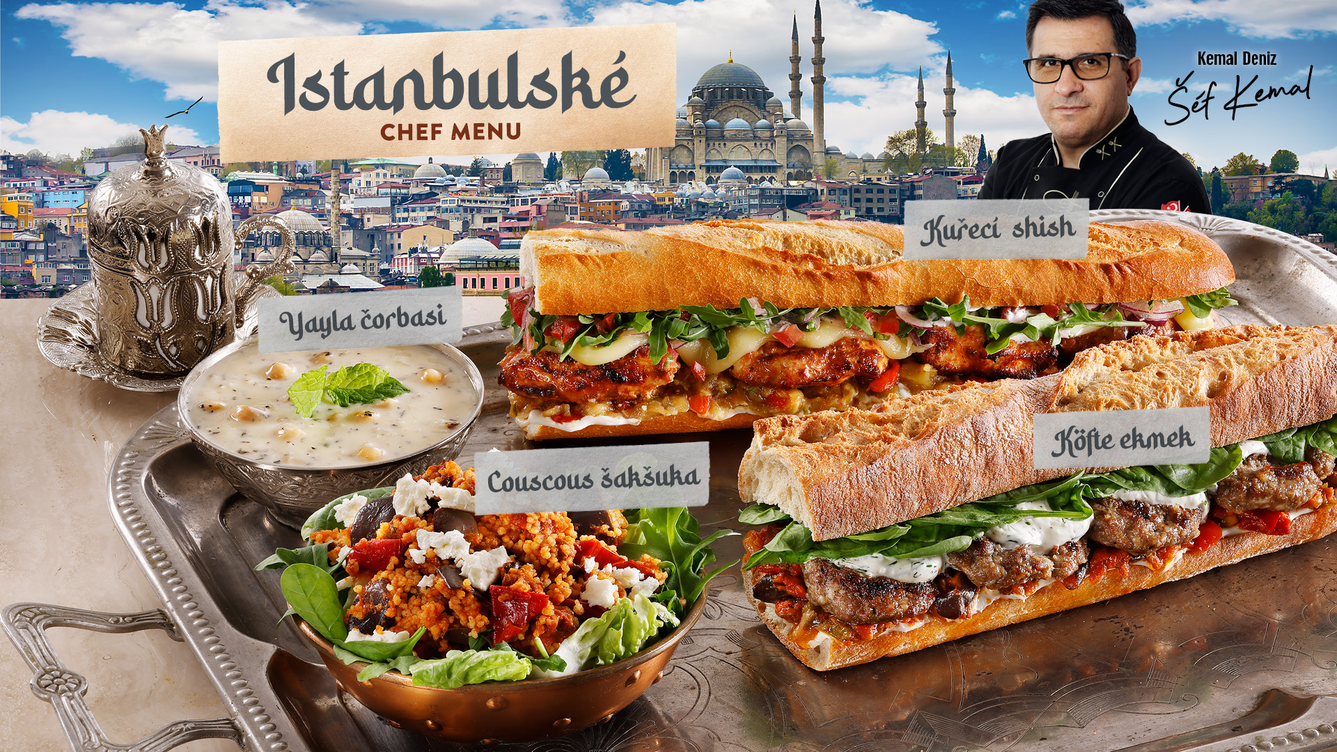 Istanbulské Chef menu