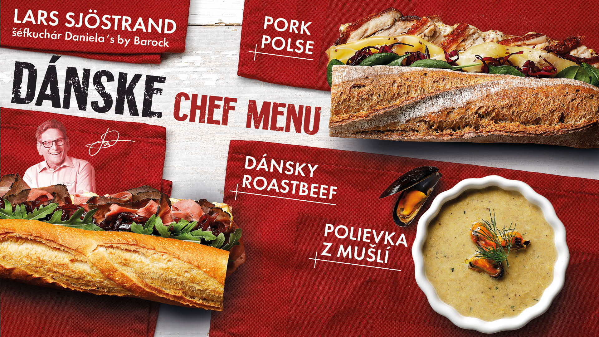 Dánské Chef menu